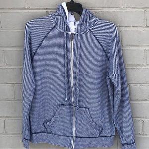 EUC Caslon Size M/L Blue Striped Sweatshirt